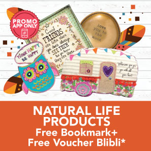 Natural Life Product Free Bookmark + Free Voucher Blibli*