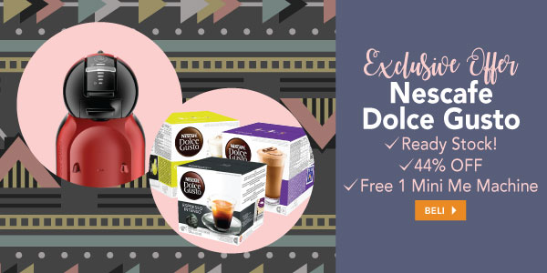 Exclusive Offer Nescafe Dolce Gusto - 44% OFF + FREE 1 Mini Me Machine
