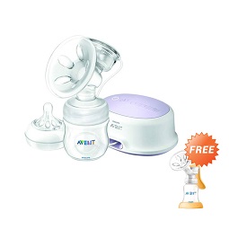 Philips Avent PP Single Electronic Breast Pump Pompa Asi Free Philips Avent Masstige Manual Breast  Pump Pompa Asi SCF900-01