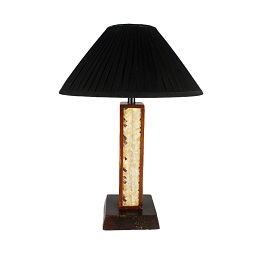 Eden Art Oyster Lampu Meja - Silver