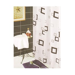 Crystal Polyester Shower Curtain Sigil