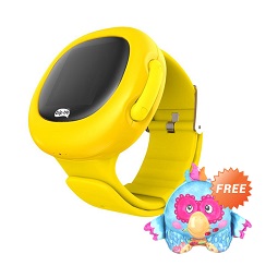 Bipbip Jam Tangan Anak - Yellow + Free Okiedog Wildpack Backpack