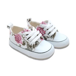 M and M Baby Shoes Pre Walker Rose White Sepatu Bayi