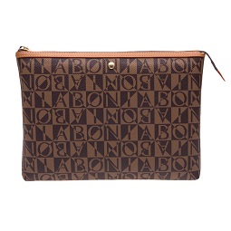 BONIA Classic Monogram Medium Pouch