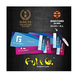  GF Culinary Fish&Co, Marutama Ramen, dan Song Fa Bakut Teh Voucher Rp 500.000