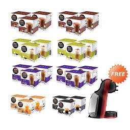 Nescafe Dolce Gusto Capsule 24box+ Free Mini Me Black Cherry