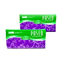 Paseo Smart Facial Soft Pack 250 Sheets x 2 Pcs]