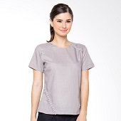 Heart and Feel Finaya Blouse 1142.B Atasan Wanita - Grey S