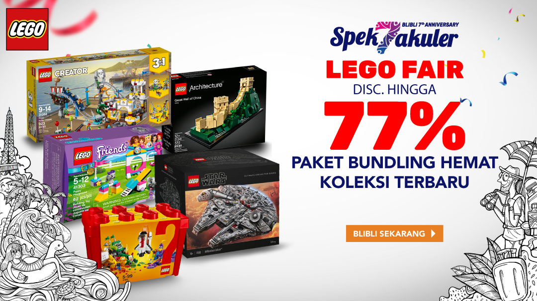 Lego Di Blibli Lebih Murah Dari Sebelah Dari 18 August 2018 Sd 30