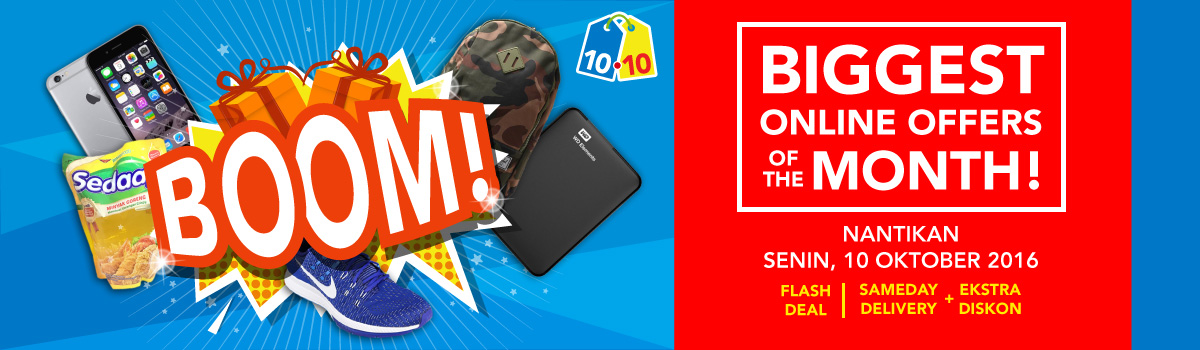 Jangan Lewatkan Promo Akhir Tahun Blibli 10/10, 11/11, 12/12 Di Tahun 2016