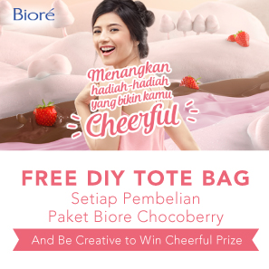 Biore FREE DIY Tote Bag and Win Cheerful Prize