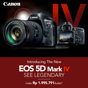 Introducing The New EOS 5D Mark IV mulai Rp1.995.791/bulan