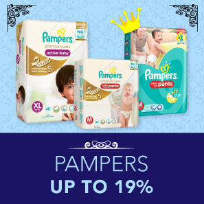 Pampers up to 19% OFF