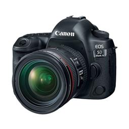 Canon EOS 5D Mark IV Kit 24-70mm f/4.0L IS USM Kamera DSLR - Black