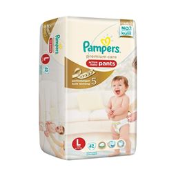  Pampers Premium Care Pants L Popok 42Pcs