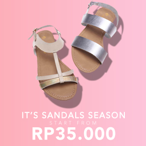 It's Sandals Season start from Rp35.000