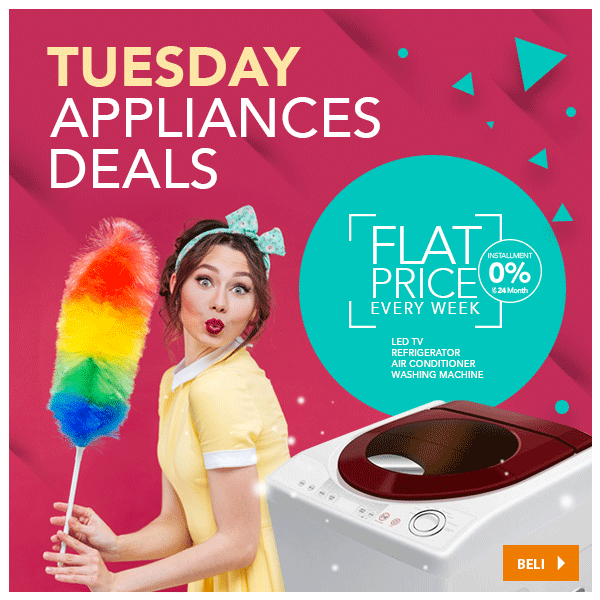 Tuesday Appliances Deals - FLAT PRICE Every Week