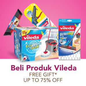 Beli Produk Vileda FREE GIFT Up To 75% OFF