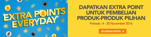 Extra Points Everyday 4-30 November 2016