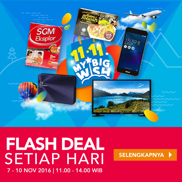 Flash Deal 11 Produk Pilihan