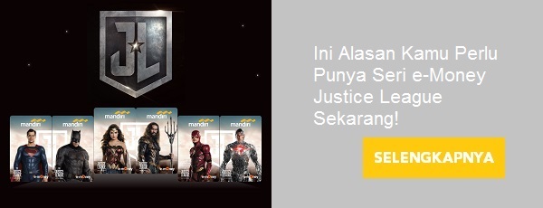 Fans Berat Superheroes DC? Ini Alasan Kamu Perlu Punya Seri e-Money Justice League Sekarang!