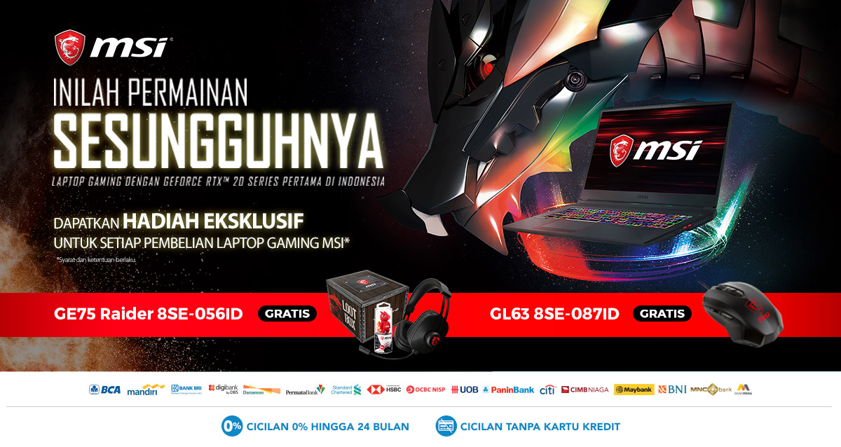 Jual Laptop Msi RTX - Harga Promo Juli 2019 | Blibli.com
