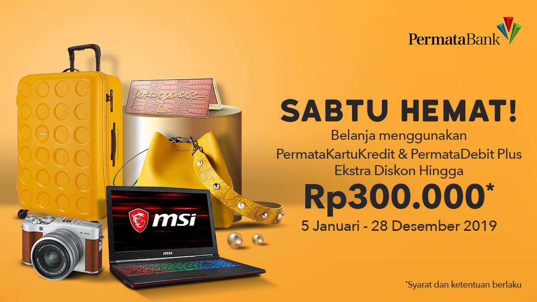 Promo Permata Bank 2019 - Permata Sabtu Hemat | Blibli.com