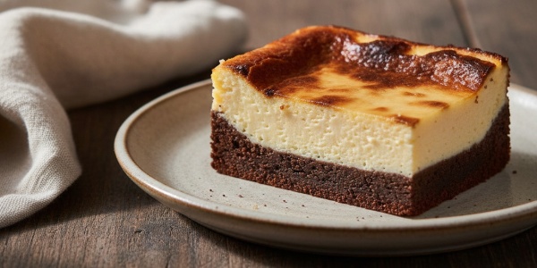 Resep Burnt Cheesecake Brownies Lumer di Mulut