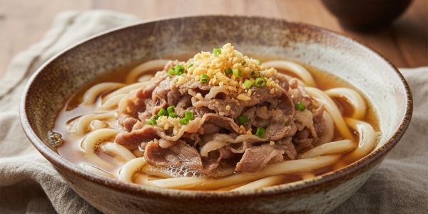 Resep Niku Udon Kuah Gurih dengan Mie Tebal dan Kenyal