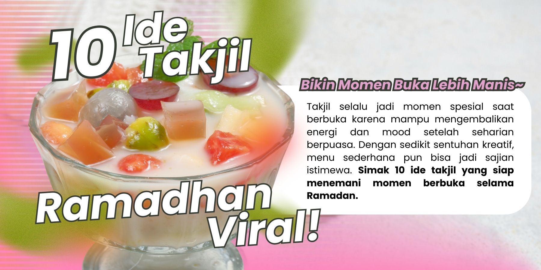 ide takjil ramadhan 2026
