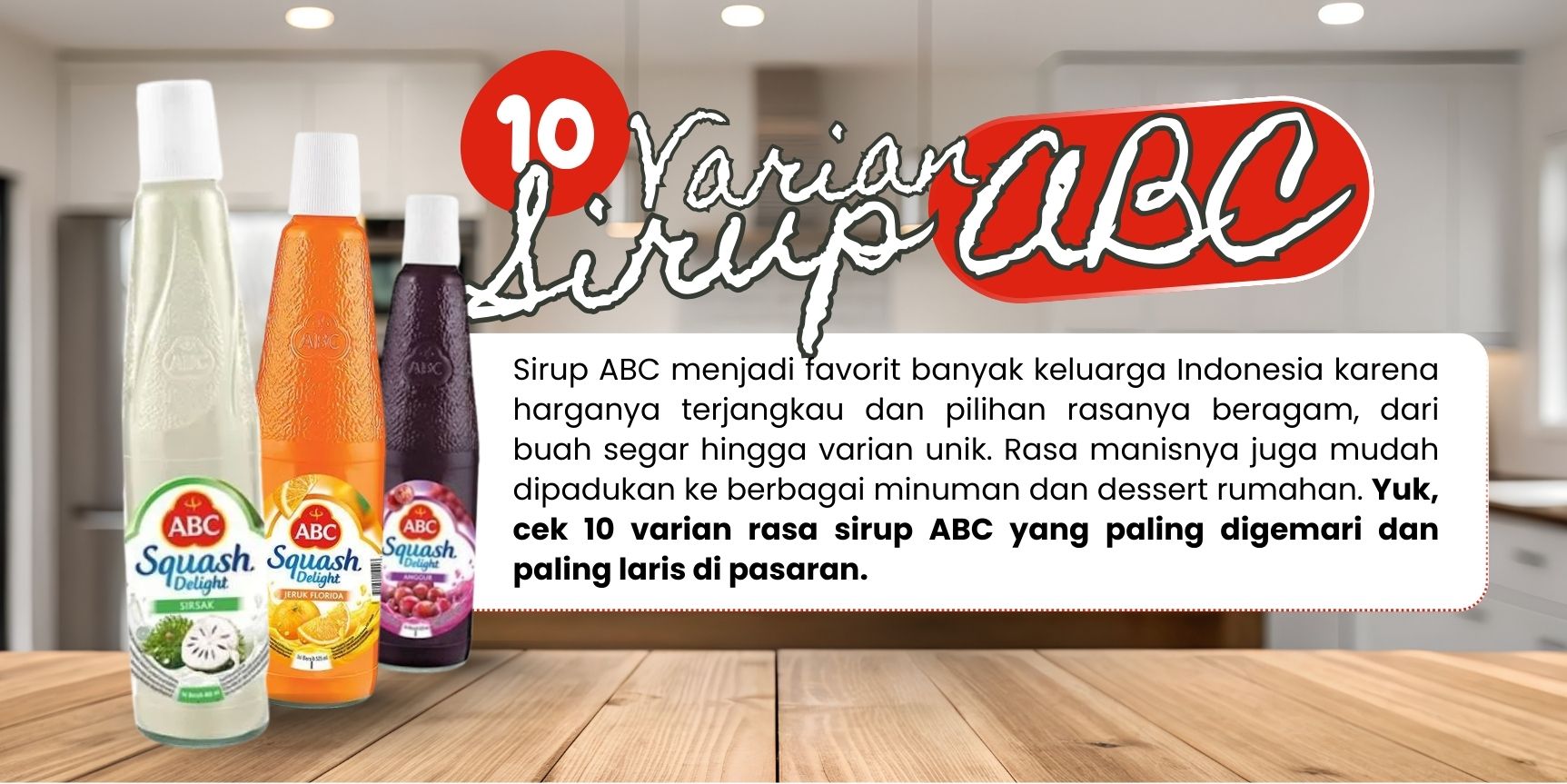 varian rasa sirup abc