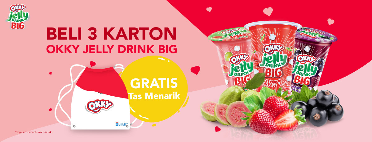 Okky Jelly Drink Free Bag Blibli Com