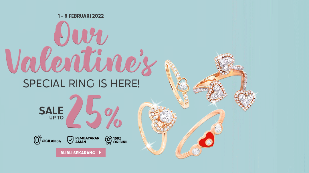 Promo Valentine's Special Ring Sale Up To 25% Terbaru Februari 2022 - Blibli