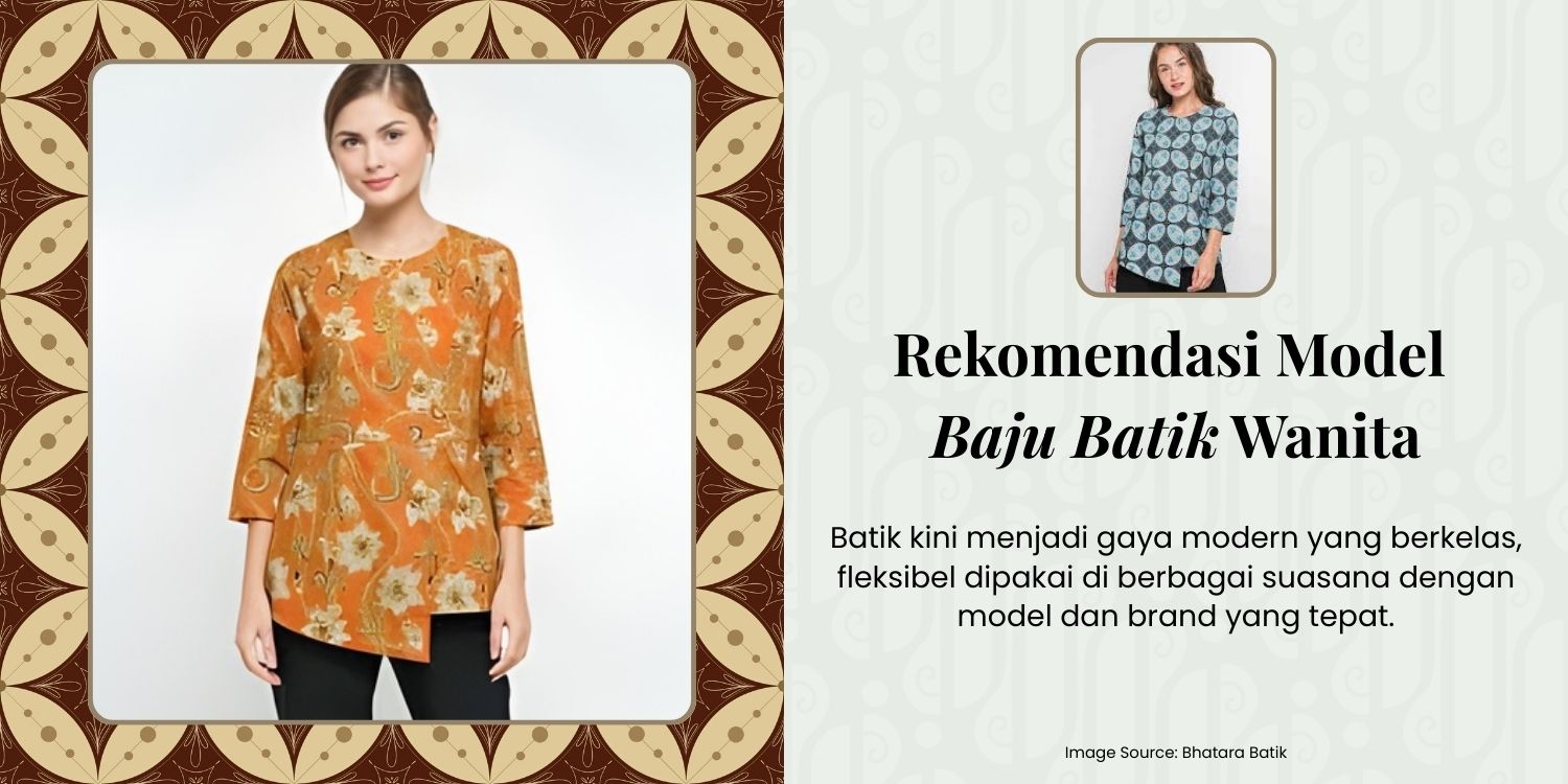 rekomendasi model baju batik wanita