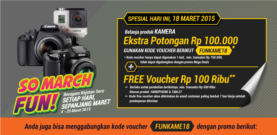 Promo So March Fun  Blibli.com
