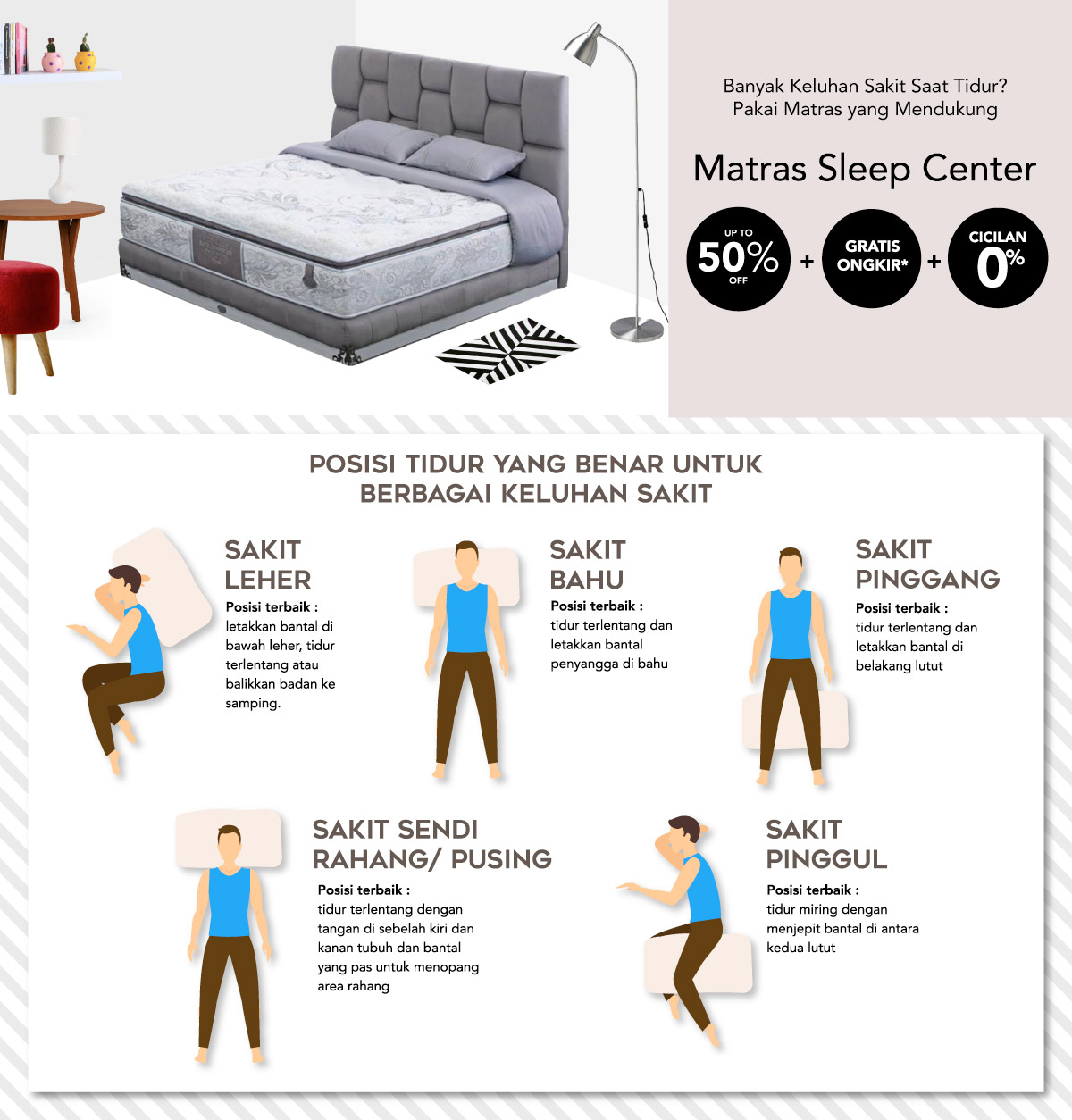 Posisi Tidur yang Benar | Blibli.com