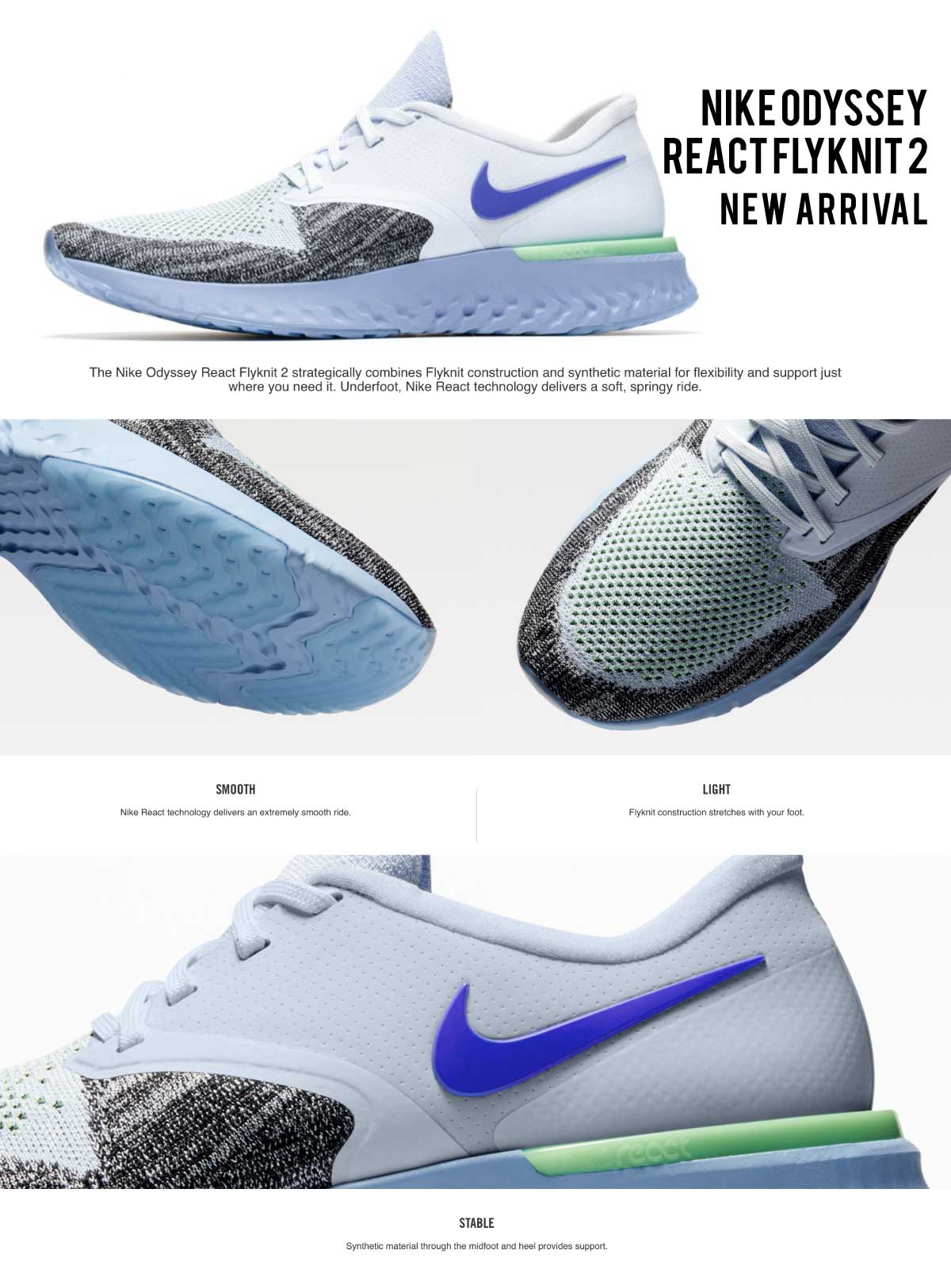 Promo Sepatu Nike Flyknit 2 terbaru 2019 - Original