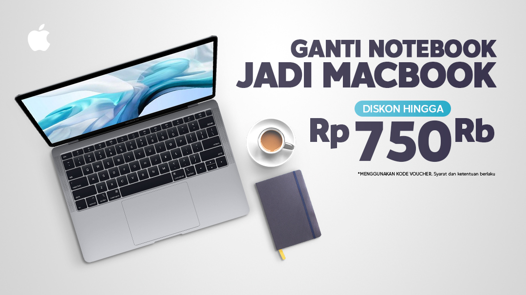 Promo Laptop Macbook Air & Pro Terbaru - Diskon ⬠1 Juta