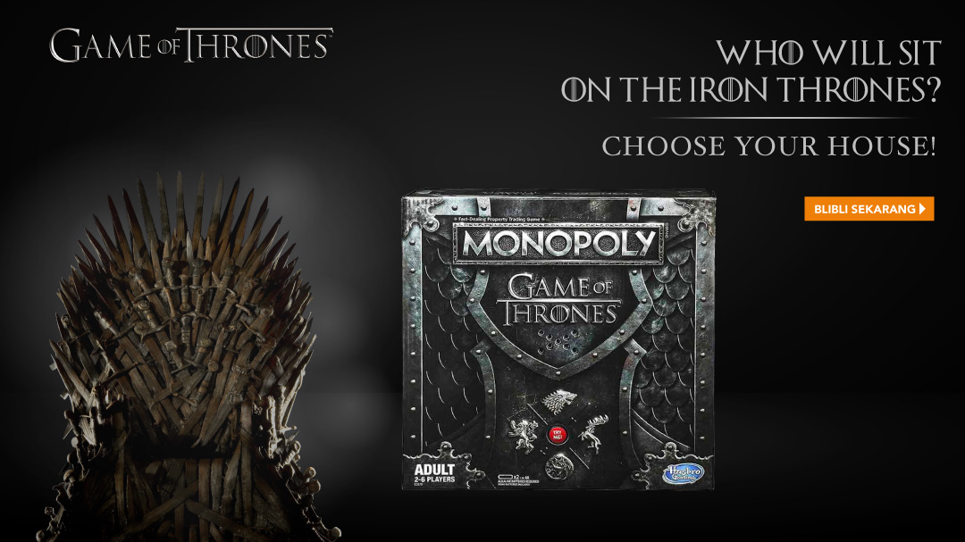 Monopoli Game Of Thrones Monopoli Game Of Thrones