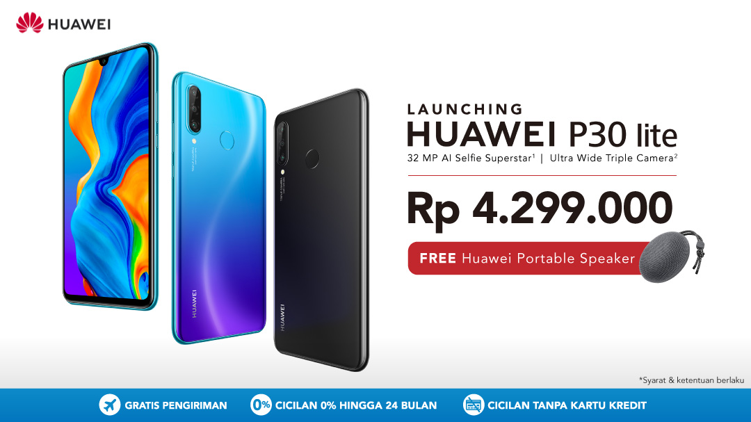Promo Hp Huawei P30 Lite Terbaru - Harga Murah | Blibli.com