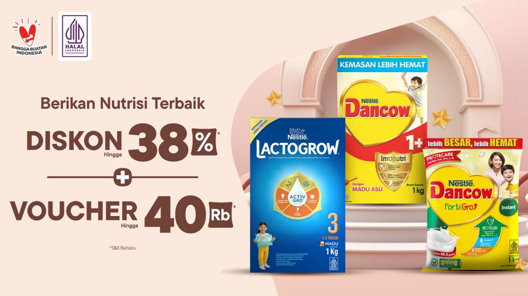 Promosi Nestle Nutrition Terbaru Mei 2024 | Blibli