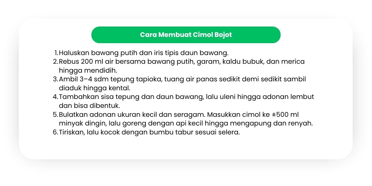 Cara Membuat Cimol Kopong