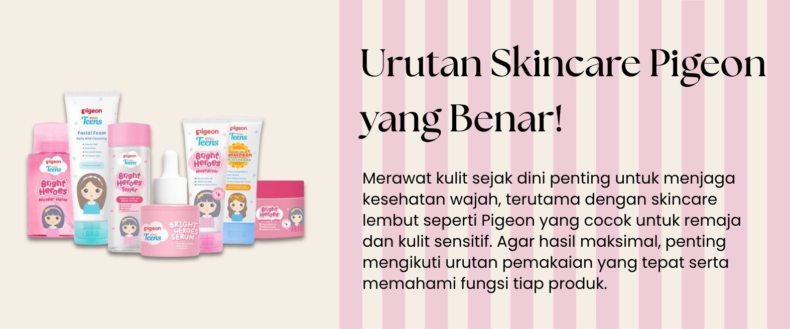 urutan skincare pigeon
