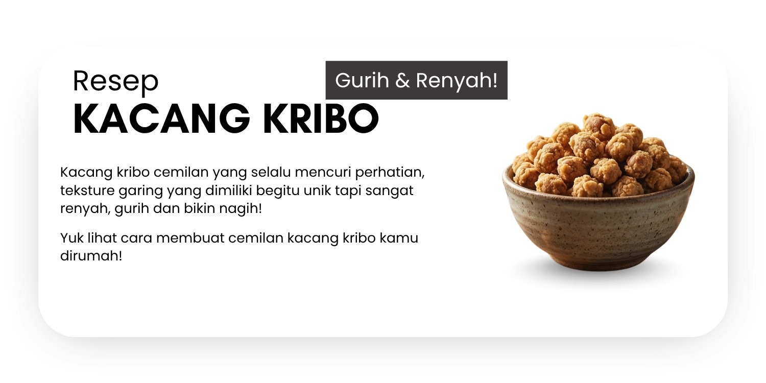 Opening Resep Kacang Kribo