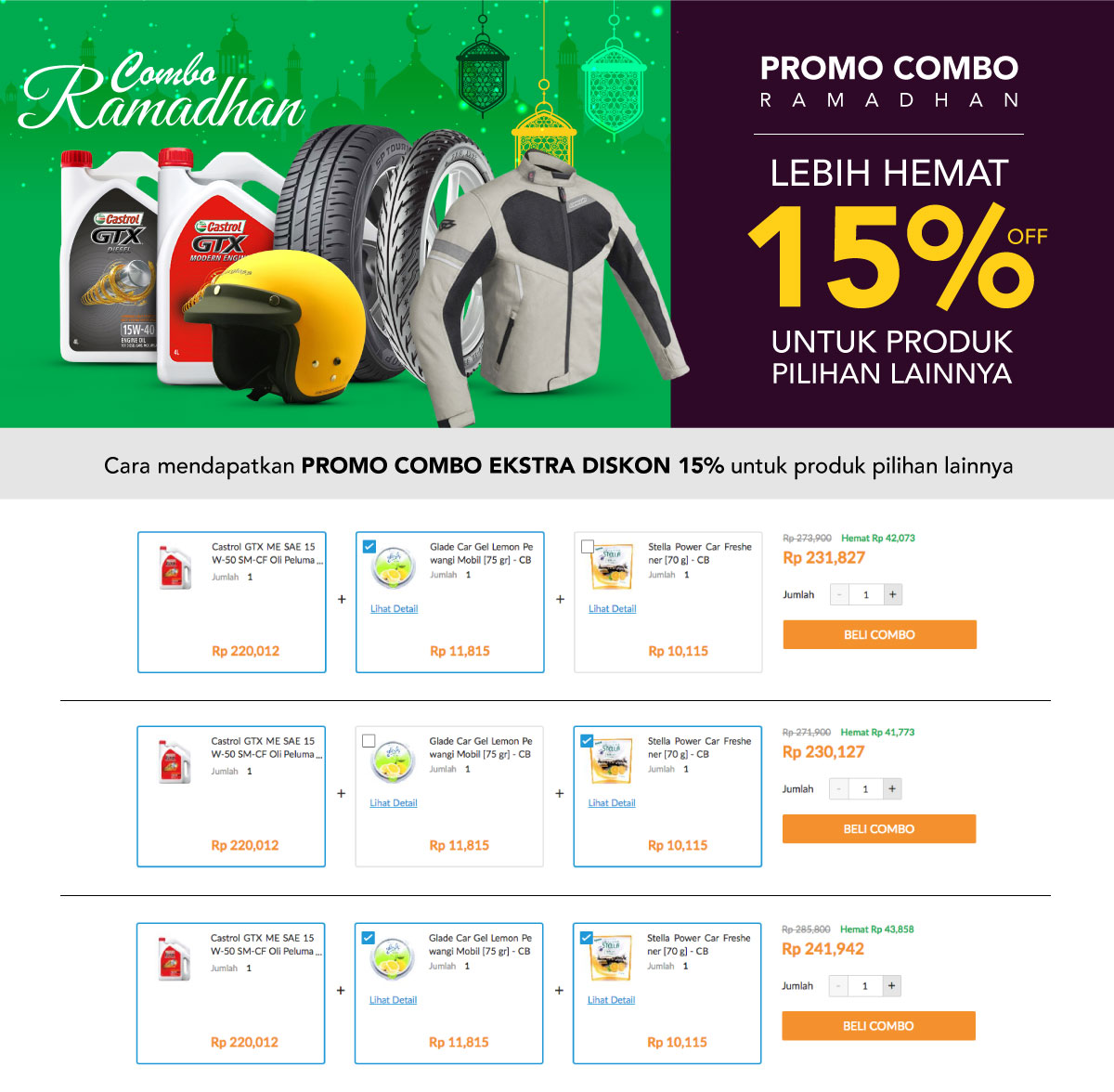 Promo Combo Ramadhan, Bebas Pilih Produk dengan Lebih