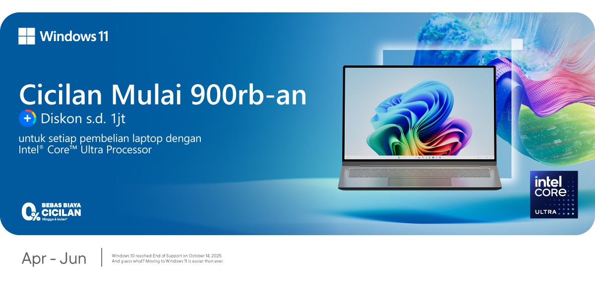 Microsoft Intel - Promo Laptop Cicilan 0%