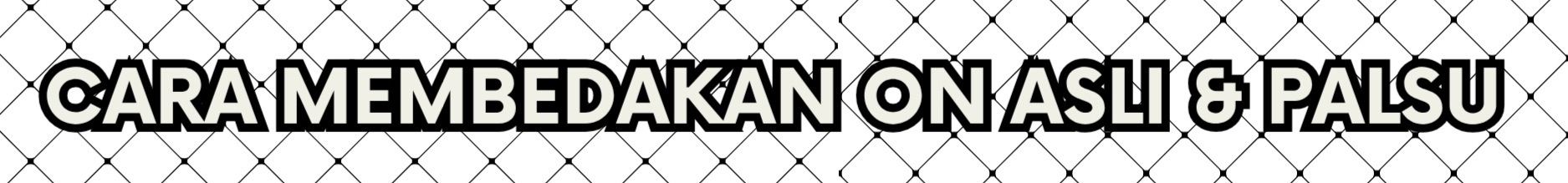 cara membedakan sepatu on asli dan kw