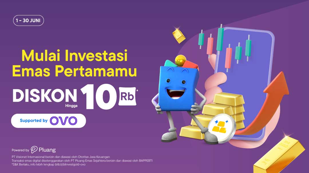 Promo OVO Emas Digital Terbaru 2024 - Blibli