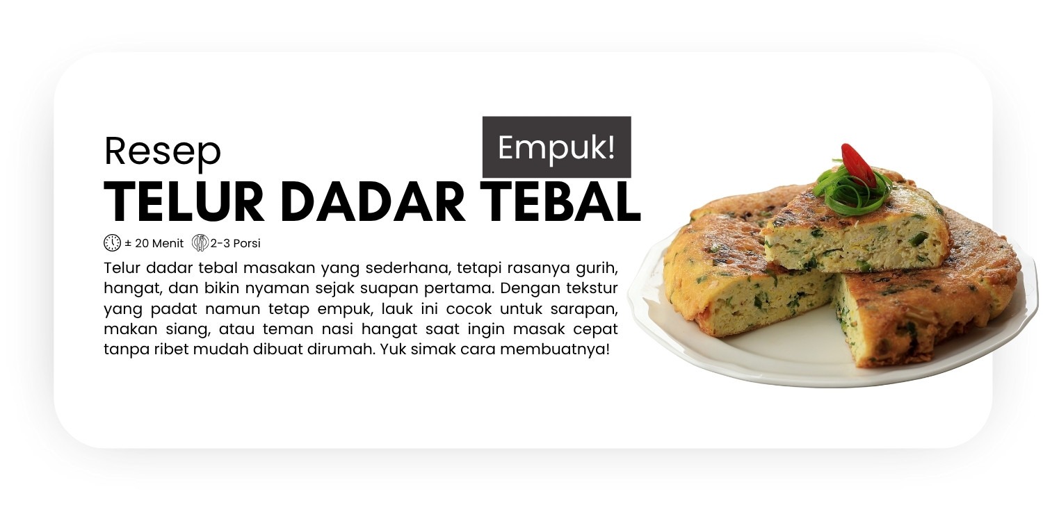 Opening Resep Telur Dadar Tebal
