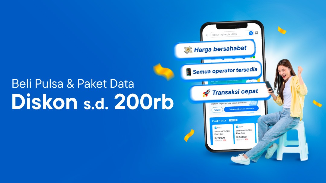 Beli Pulsa & Paket Data Murah!